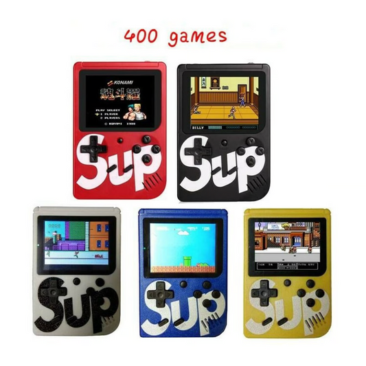 Consola Retro Sup🔥400 Juegos incorporados con bateria de larga duración para juegos sin límites.