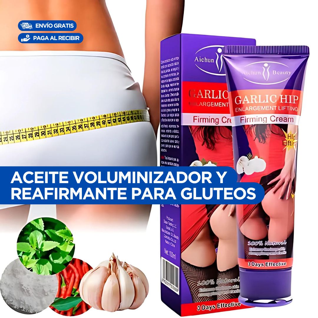 Aceite voluminizante para glúteos🔥Reduce la celulitis mientas Reafirma e hidrata con resultados visibles en semanas