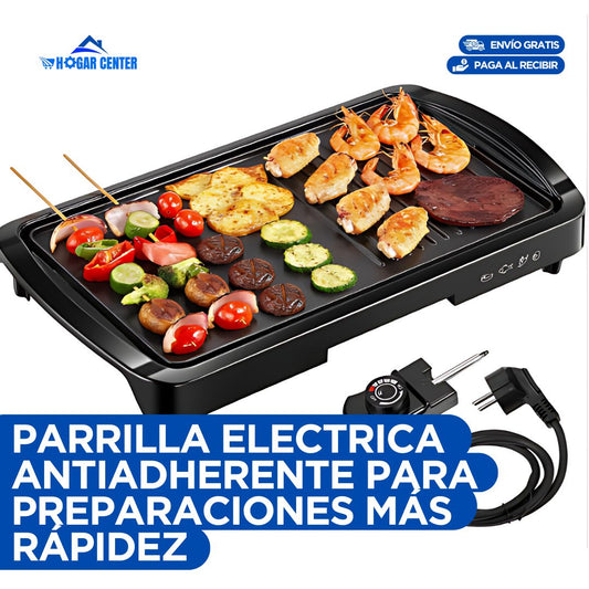 Parrilla eléctrica y antiadherente para asados➕Curso onlie de GastronomÍa GRATIS🔥