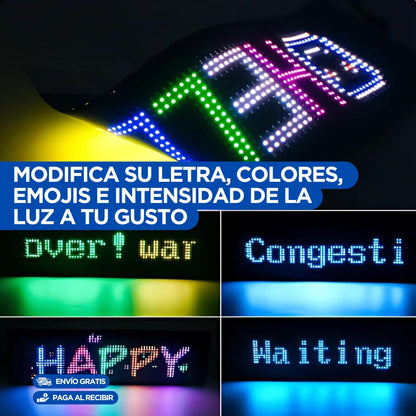 Pantalla LED programable para carro  con tamaño 16X32🔥