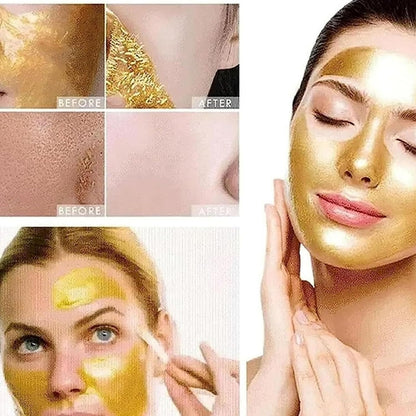 Mascarilla exfoliante de rostro con particulas de oro🔥