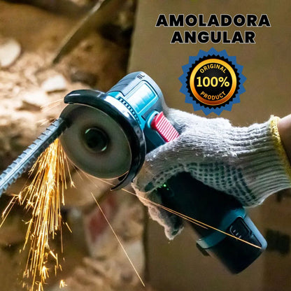 Amoladora Inalámbrica TurboPro🔥GRATIS 1 batería auxiliar 12V