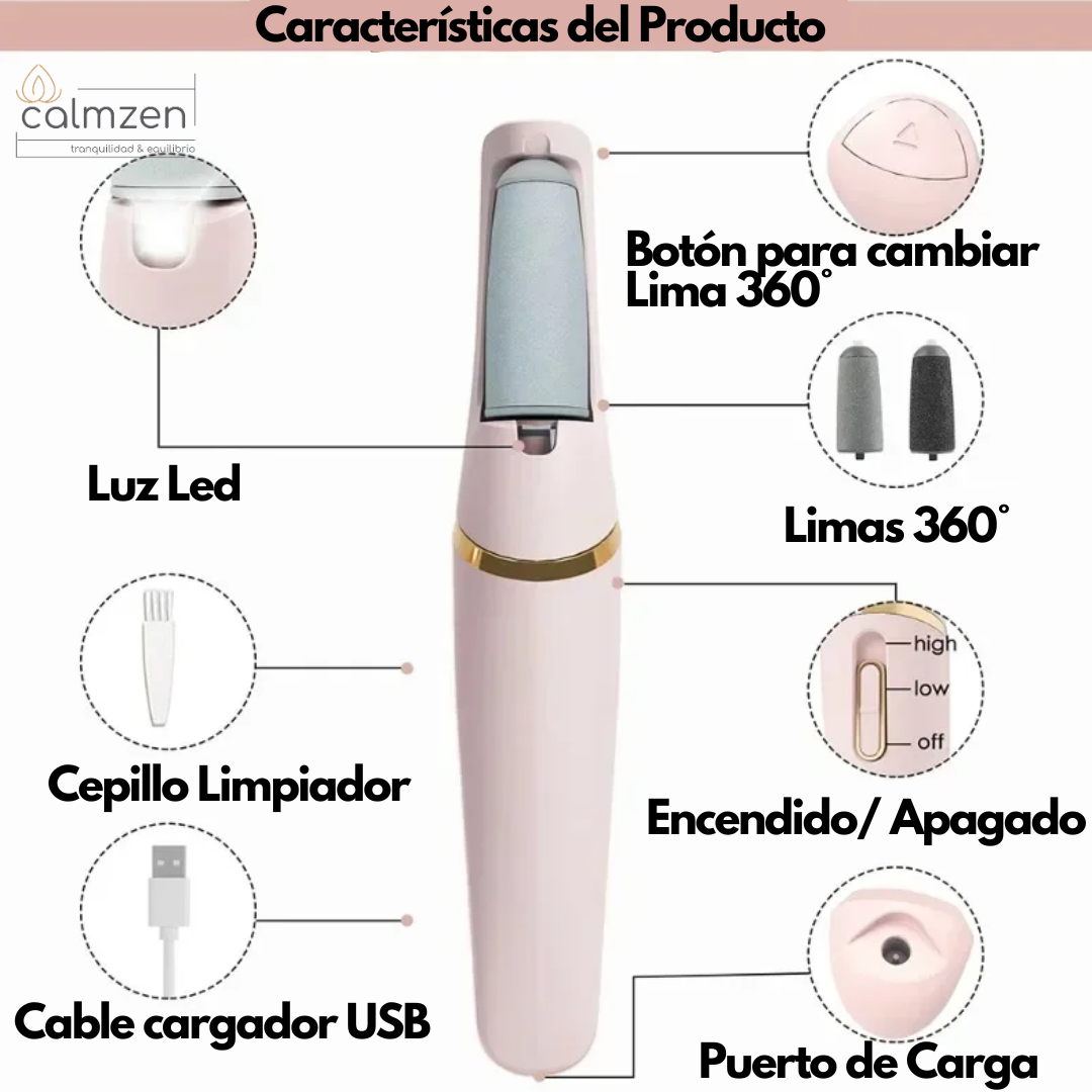 SuavizaPies Pro®: Removedor Eléctrico de Callos y Piel Dura