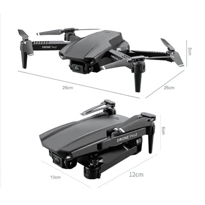 Drone ExtremeFlight🔥Drone E99 Pro2 Doble Cámara 4K con dos baterias➕GRATIS bolso de protección