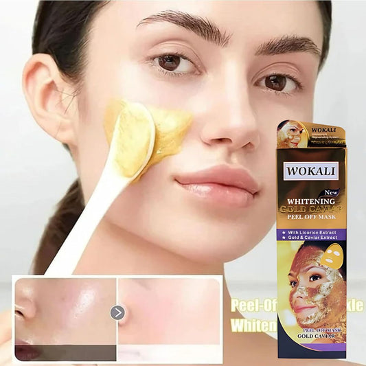 Mascarilla exfoliante de rostro con particulas de oro🔥